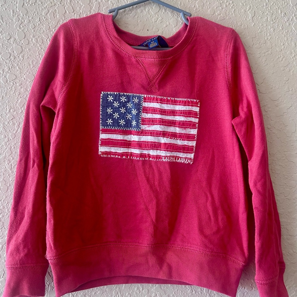 Polo by Ralph Lauren Flag Sweatshirt size 6x